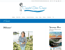 Tablet Screenshot of coastalstardecor.com